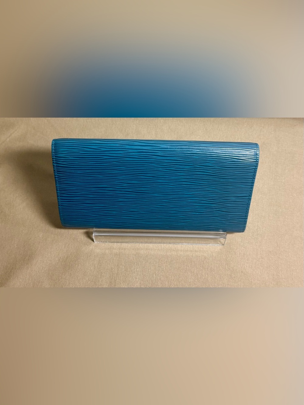 ✨ Authentic Louis Vuitton Portefeuille Sarah Blue Epi Leather ✨ Date Cd: CA1928 - Picture 2 of 12